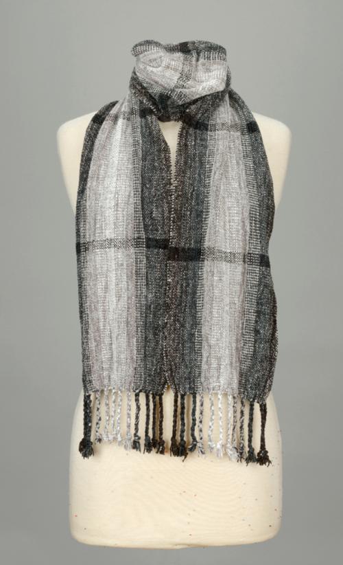 Rayon chenille scarf 'elegant evenings'